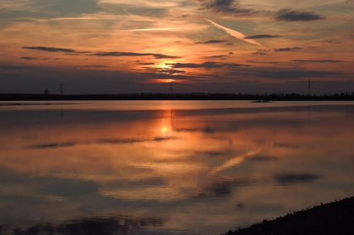 sunset abendstimmung afterglow