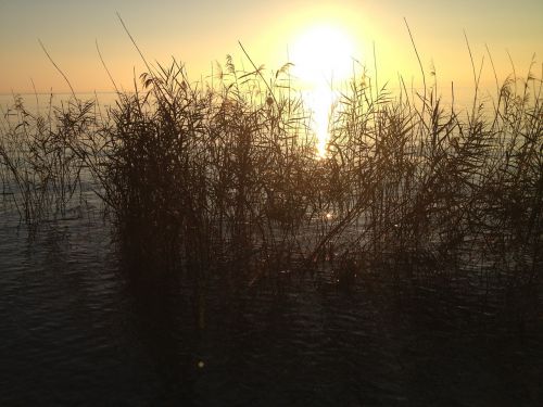 sunset lake lake garda