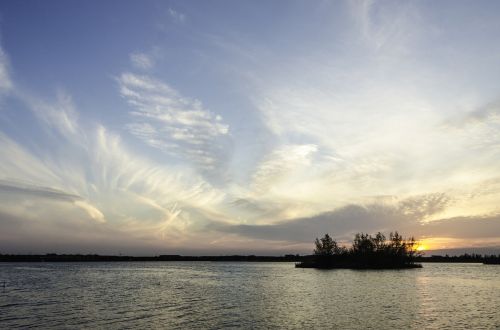 sunset sky nature