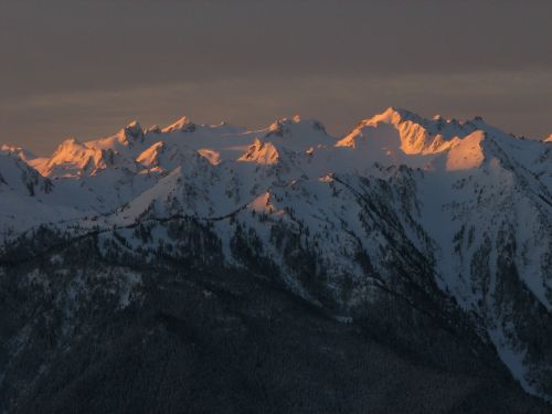 sunset mountain landscape