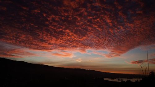 sunset sky landscape