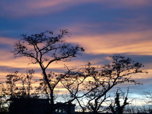 sunset sky clouds