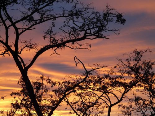 sunset sky clouds