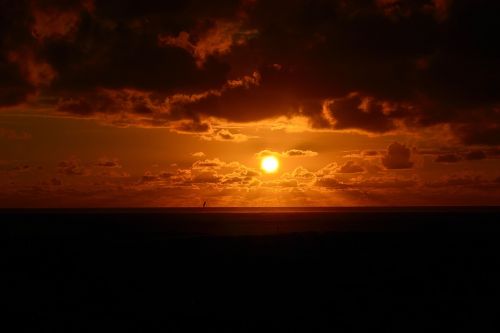 sunset mood borkum