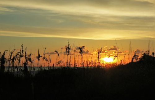 sunset sea florida