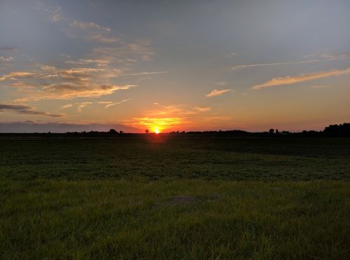 sunset farm rural