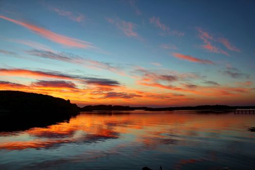 sunset sweden nordic