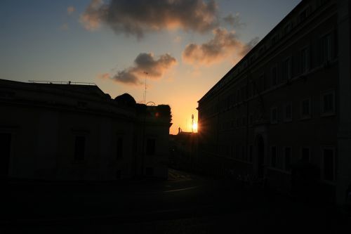 sunset sky cloud