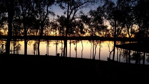 sunset dam lake