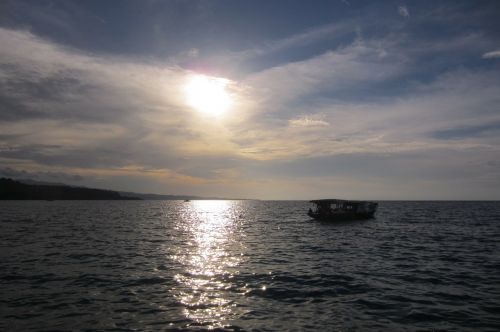 sunset manado indonesia