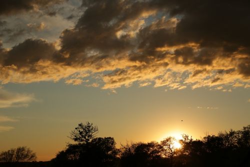 sunset sky clouds