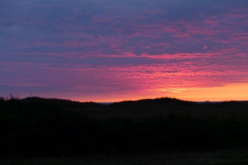 sunset afterglow heaven