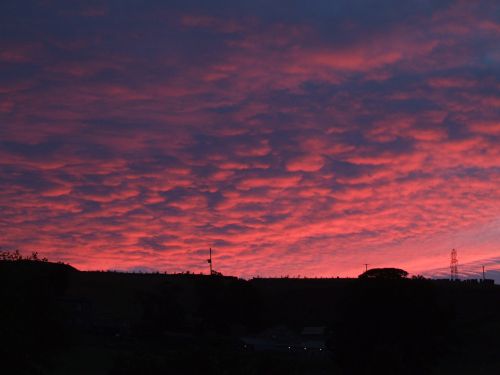 sunset evening sunrise