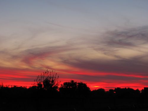 sunset twilight lighting