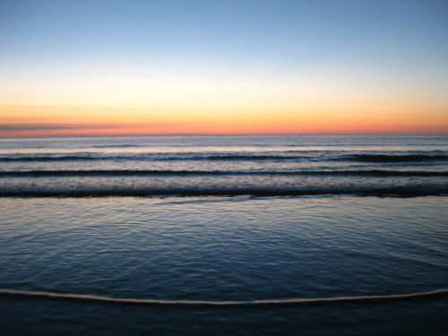 sunset afterglow beach