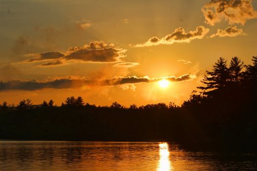 sunset reflection sunrise