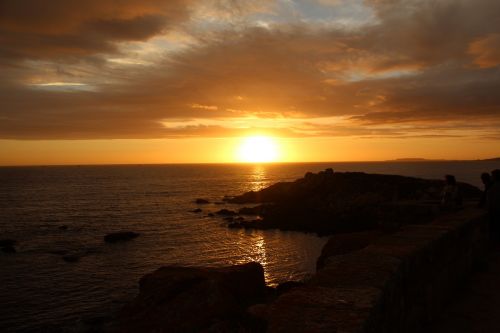 sunset galicia night