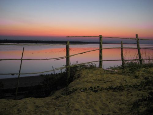 sunset sea mosambiqe