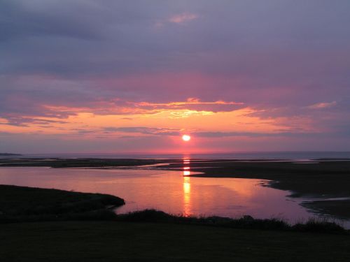 sunset grand barachois beach