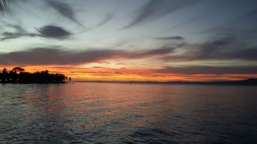 sunset caribbean beach