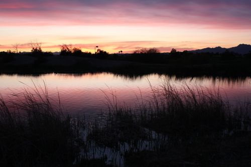 sunset arizona landscape