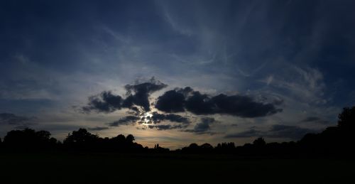 sunset clouds nature