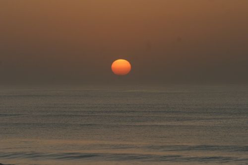 sunset atlantic mimizan plage