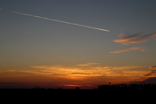 sunset sky cloud