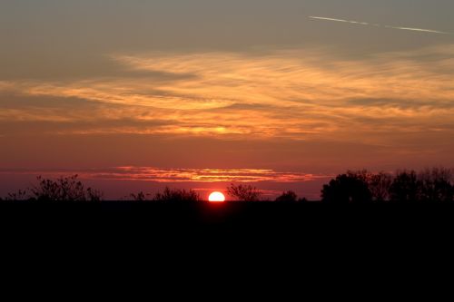 sunset sky cloud