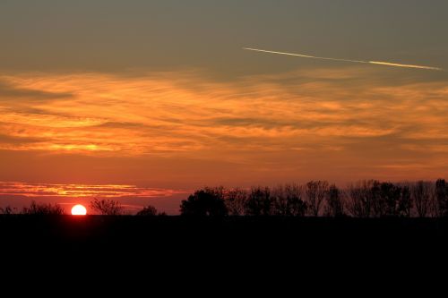 sunset sky cloud