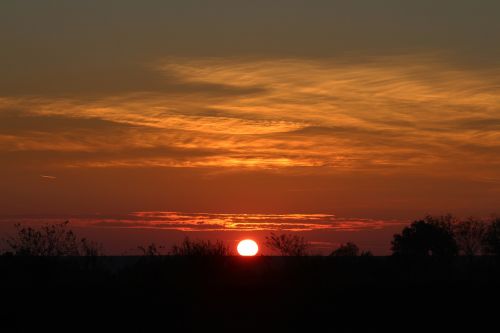 sunset sky cloud