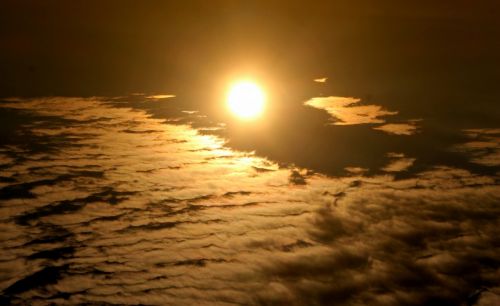 sunset sky cloud