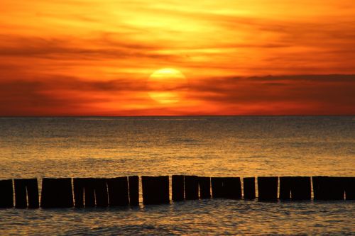 sunset sea sunset sea