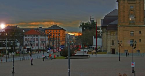 sunset romantic abendstimmung