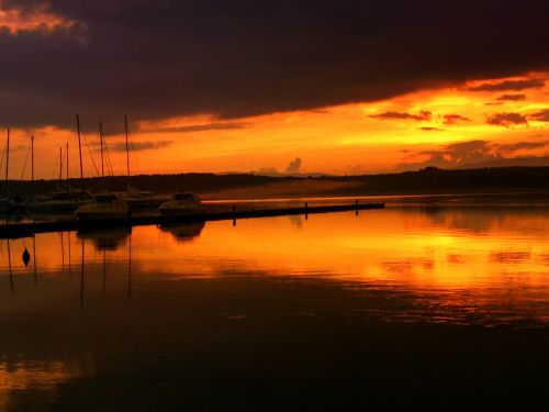 sunset croatia adriatic sea