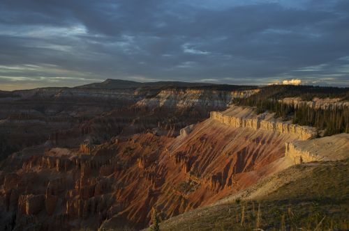 sunset scenic landscape