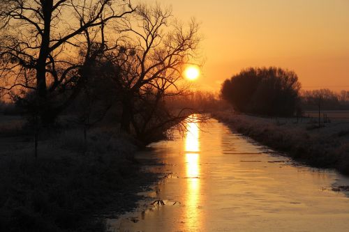 sunset river creek