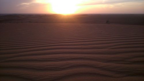 sunset desert dubai