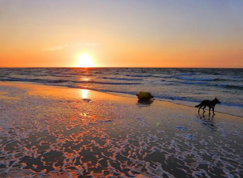 sunset beach zeeland