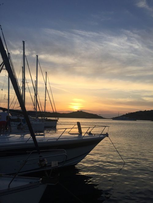 sunset yacht ion islands