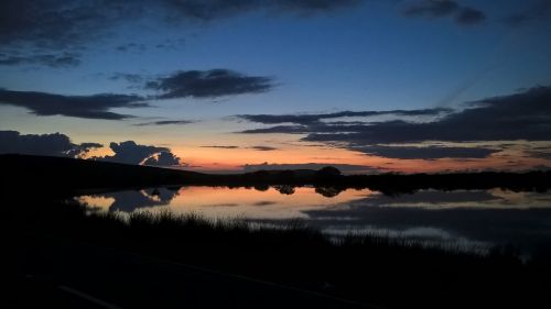 sunset gower swansea