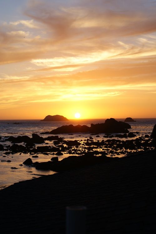 sunset ocean sunset coastline sunset