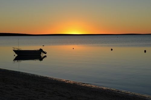 sunset sea landscape