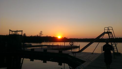 sunset camp white pine haliburton