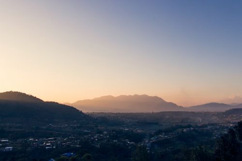 sunset nepal kathmandu