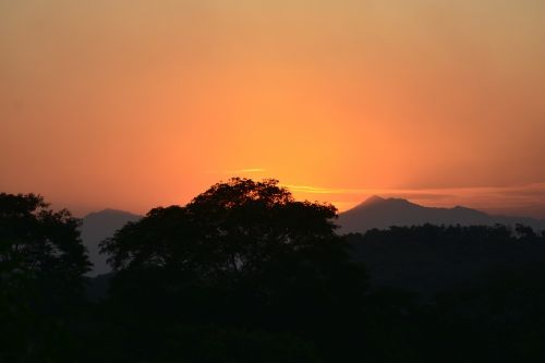 sunset silhouette ceu