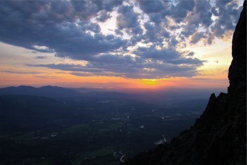 sunset sky clouds