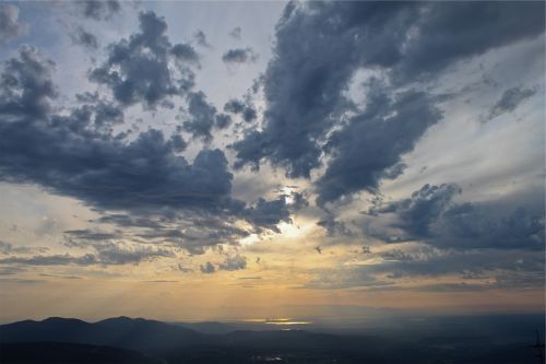 sunset sky clouds