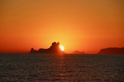 sunset adriatic sea abendstimmung