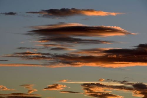 sunset sky clouds